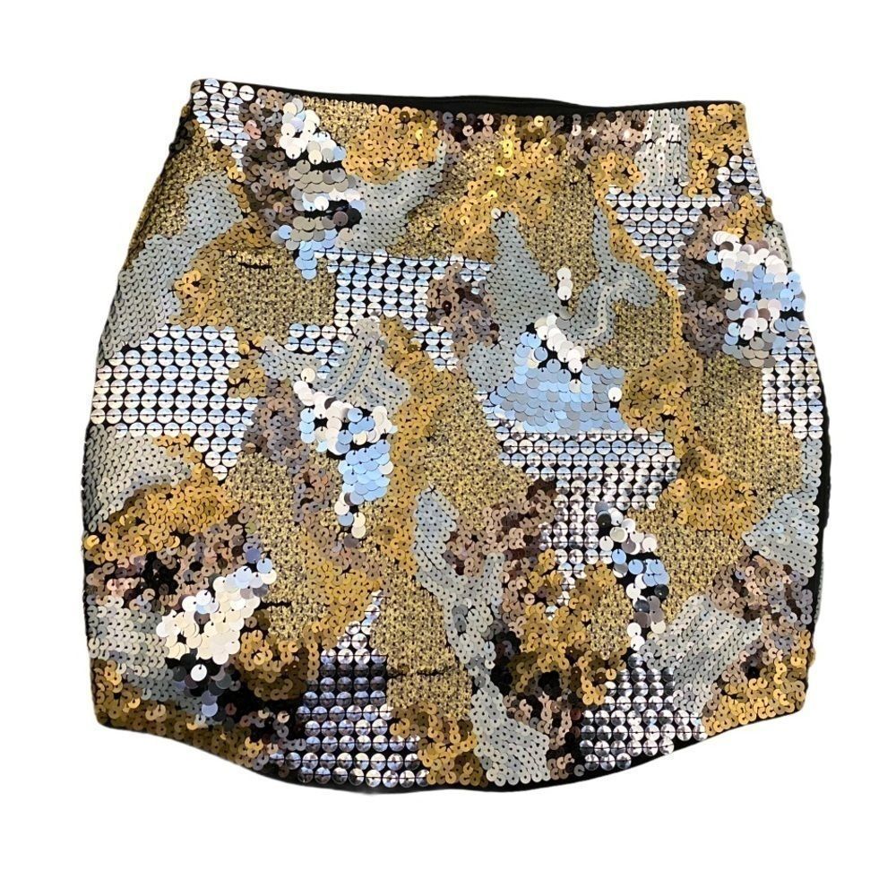 EXPRESS Sequined Mini Skirt. Size XS